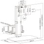 Aisens Soporte de Sobremesa DT32TSR-165 para Monitor, TV y Mini PC